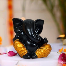 Meditating Ganesha Murti For Car Dashboard & Home (2.5 Inches)