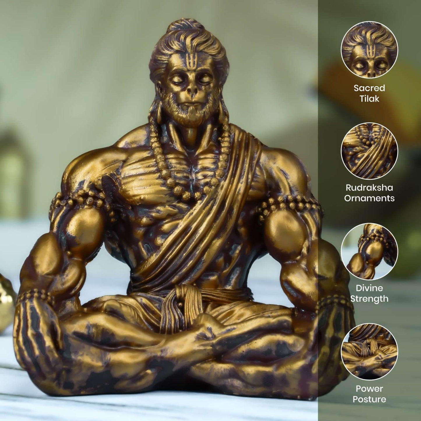 Tapasvi Bahubali Hanuman (Gold)