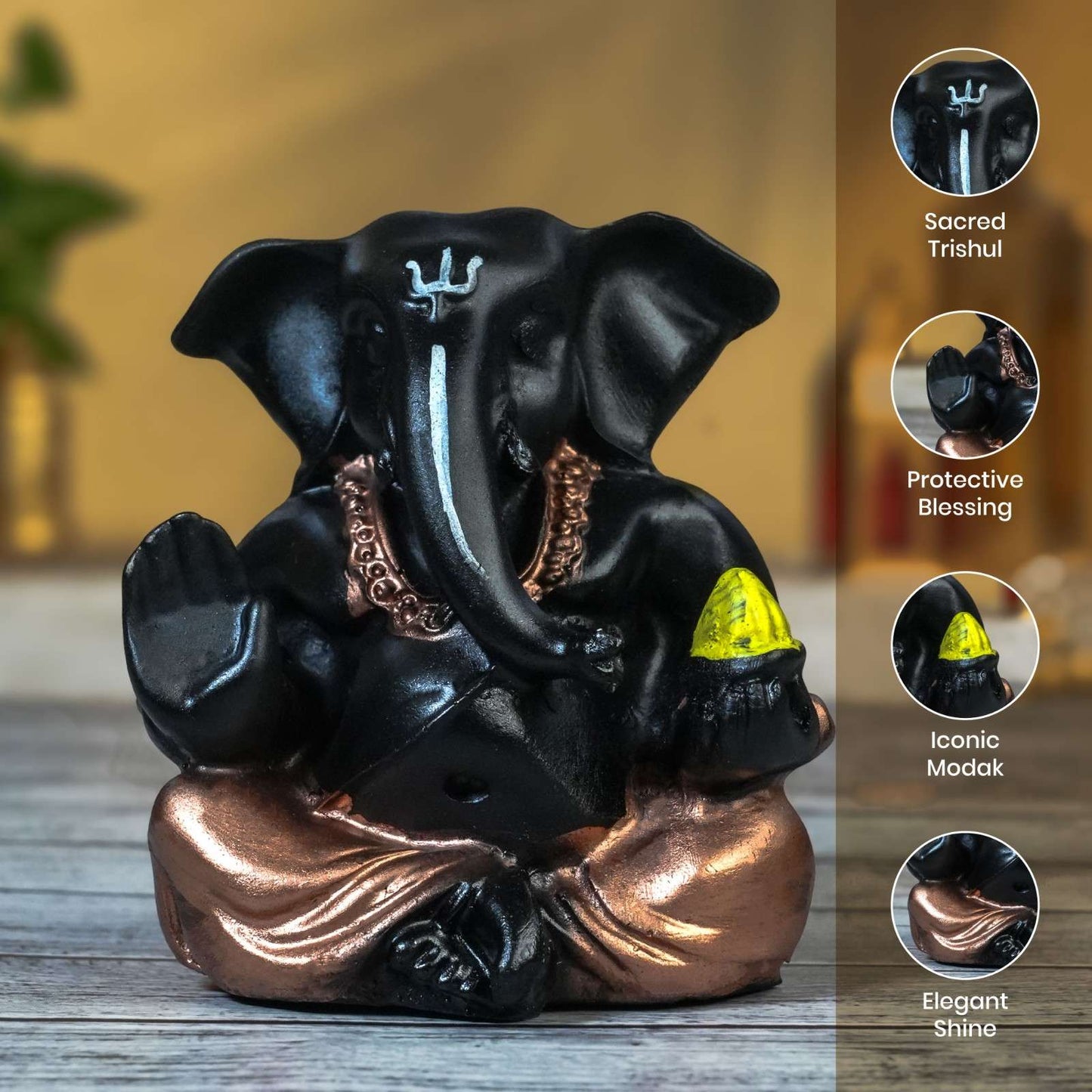 Trishul Tilak Ganpati