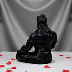 Black Bahubali Hanuman Ji for Car Dashboard & Gifting (3 Inch)