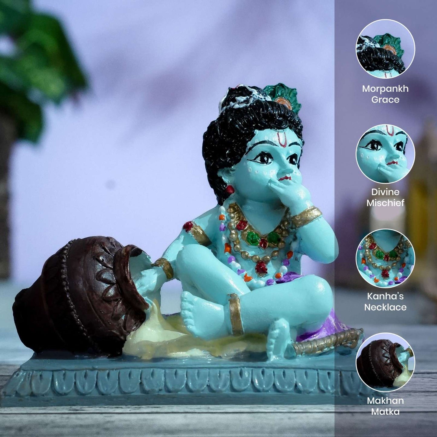 Laddoo Gopal with Matki
