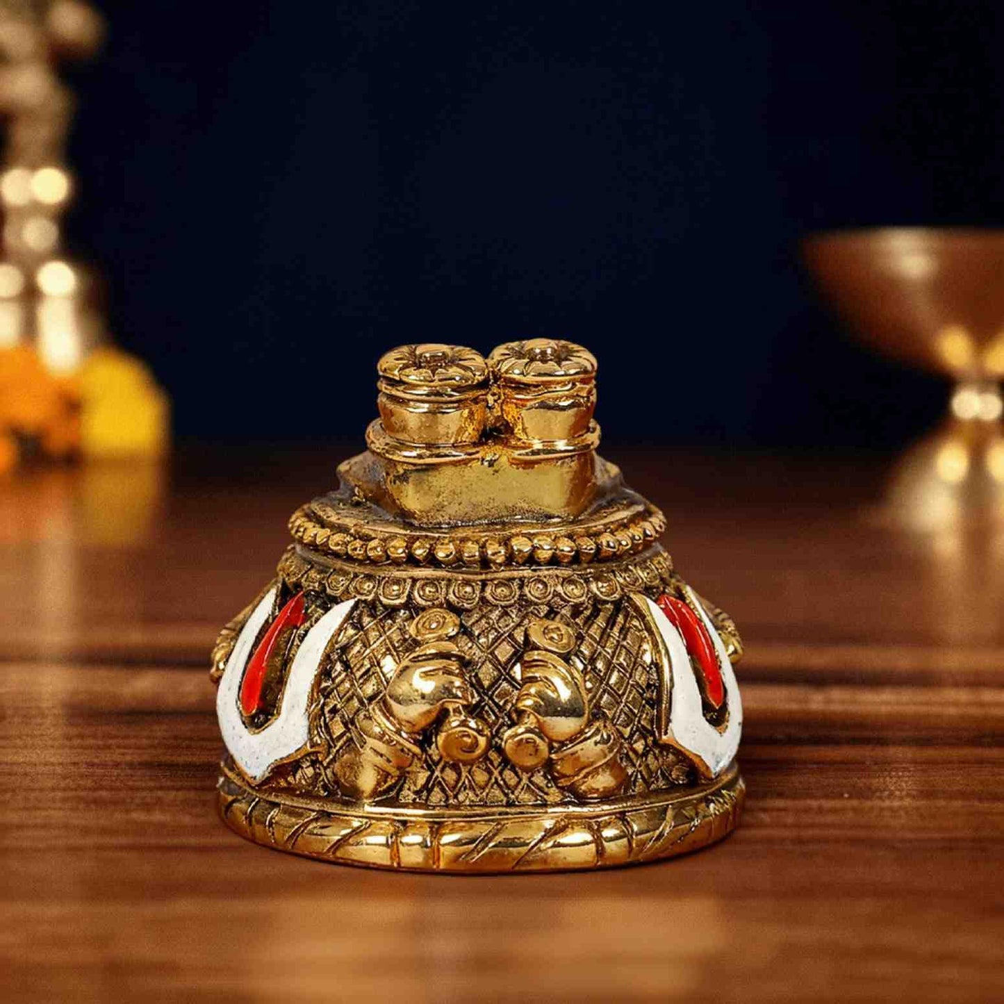 Hanuman Ji Charan Paduka 24k Gold Plated