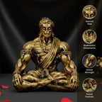 Antique Bahubali Hanuman Ji For Car Dashboard & Home (3 Inch)