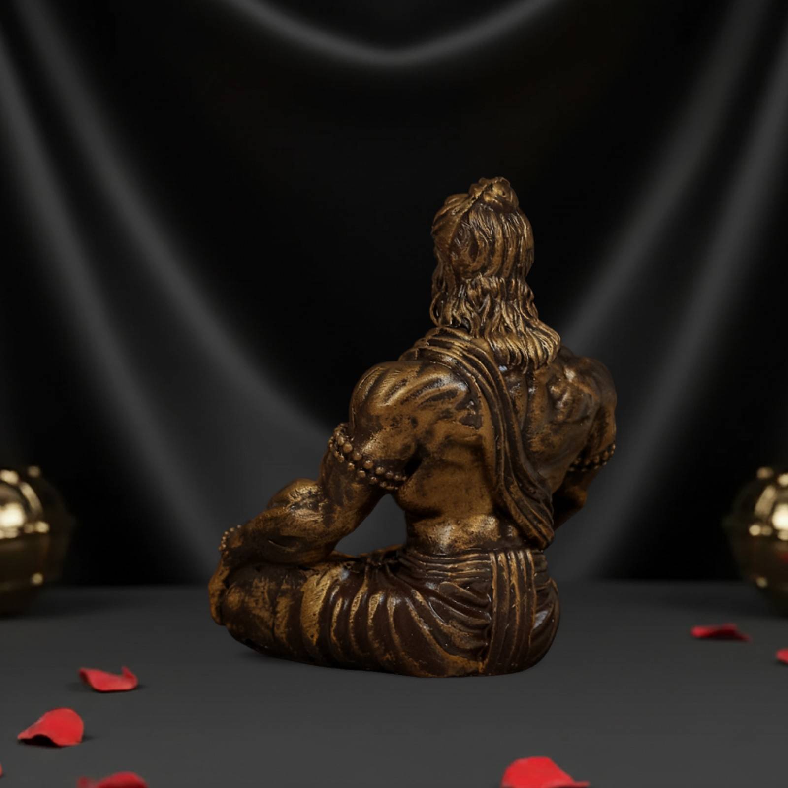 Bahubali Hanuman Statue for Car Dashboard & Gifting (3 Inch)