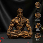 Bahubali Hanuman Statue for Car Dashboard & Gifting (3 Inch)