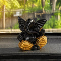 artistic trunk ganesha idol for cardashboard